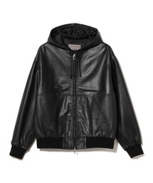 QUATTROCCHI（クアトロッキ）の「QUATTROCCHI / シープレザー フーデッド ブルゾン（ブルゾン）」