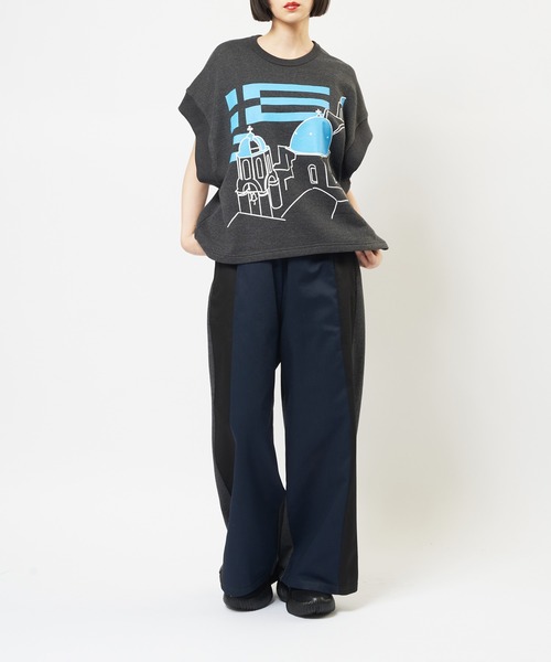gomme(ゴム)の「テーマプリントT(Tシャツ/カットソー・レディース・チャコールグレー/トップグレー/ブラック・MEDIUM)」の10枚目の写真