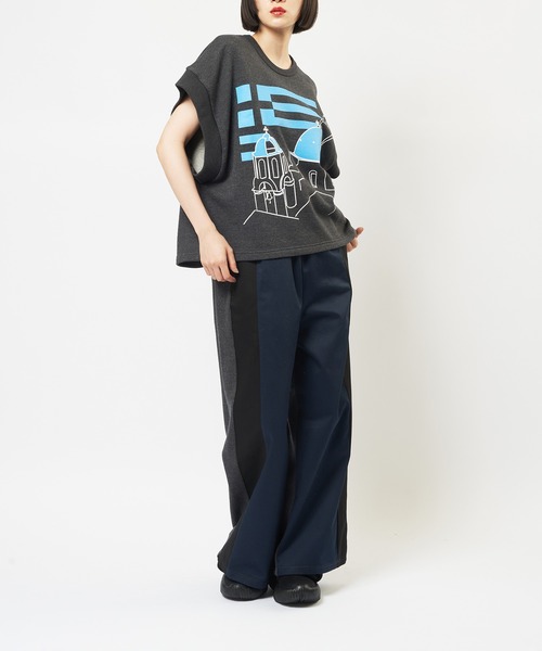 gomme(ゴム)の「テーマプリントT(Tシャツ/カットソー・レディース・チャコールグレー/トップグレー/ブラック・MEDIUM)」の11枚目の写真