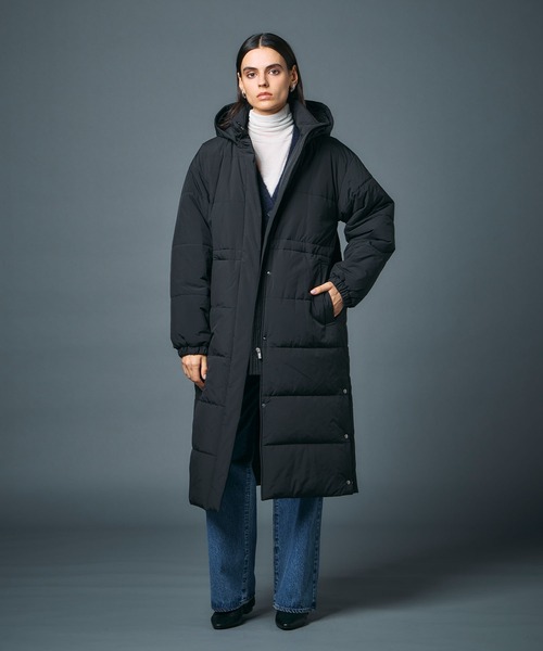 N.O.R.C（ノーク）の「中綿ロングキルトコート【ファンクション】（その他アウター・レディース・ブラック/アイボリー・S/M）」の19枚目の写真