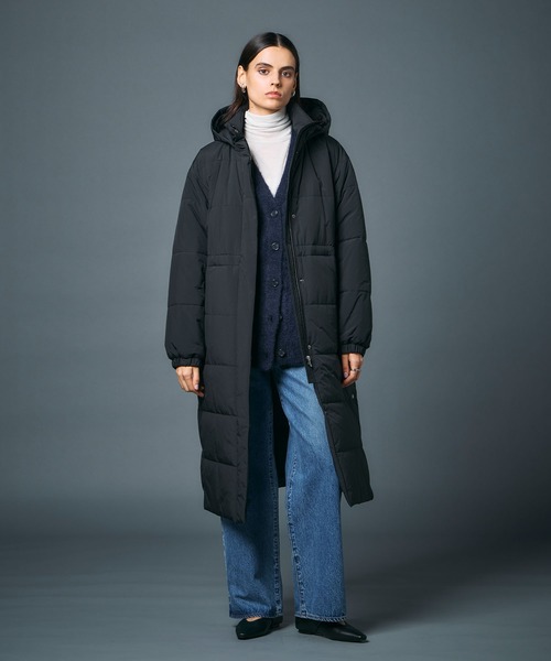 N.O.R.C（ノーク）の「中綿ロングキルトコート【ファンクション】（その他アウター・レディース・ブラック/アイボリー・S/M）」の17枚目の写真