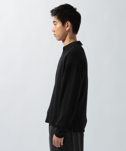 niko and...(ニコアンド)の「シュクジュウスキッパーニット(ニット/セーター・メンズ・ブラック/ベージュ・MEDIUM/LARGE)」の10枚目の写真