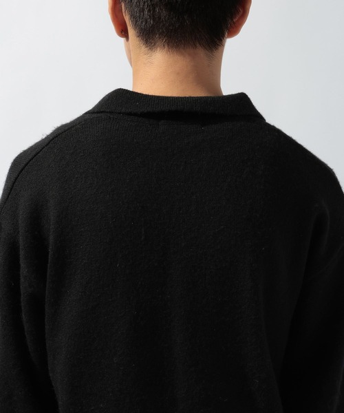 niko and...(ニコアンド)の「シュクジュウスキッパーニット(ニット/セーター・メンズ・ブラック/ベージュ・MEDIUM/LARGE)」の15枚目の写真