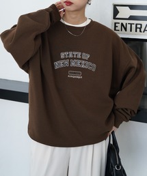 Chillfar（チルファー）の「裏起毛アソートカラフルロゴ刺繍スウェット（スウェット）」