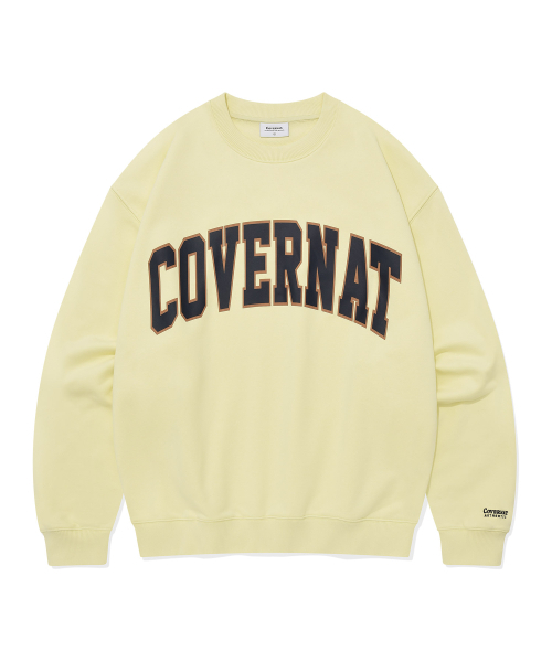 COVERNAT(カバーナット)の「アーチロゴドロップフィットスウェットライトイエロー(スウェット・レディース・その他・SMALL/MEDIUM/LARGE/X-LARGE)」の2枚目の写真