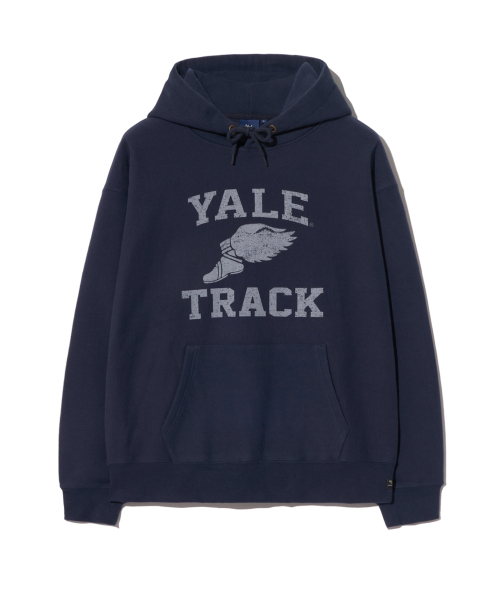 YALE(イェール)の「ヘビーウェイトトラックウィングシューズフード_ネイビー(パーカー・レディース・その他・LARGE/X-LARGE/SMALL/MEDIUM)」の1枚目の写真