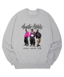 MONSTER REPUBLIC（モンスターリパブリック）の「アーバンストリート メンズ ピンク スウェット グレー_8165（スウェット）」