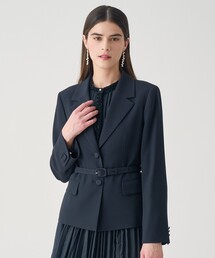 ANAYI | 【Eternal Line 2026】トリアセジョーゼットベルト付き ジャケット(テーラードジャケット)