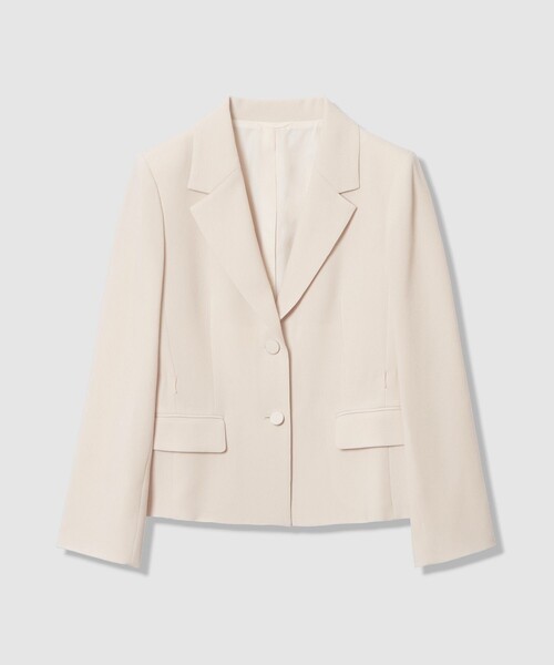 ANAYI（アナイ）の「【Eternal Line 2026】トリアセジョーゼットベルト付き ジャケット（テーラードジャケット・レディース・アイボリー/ネイビー・36/38/34）」の18枚目の写真