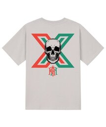 KTC0149 エックススカル 半袖Tシャツ - ベージュ