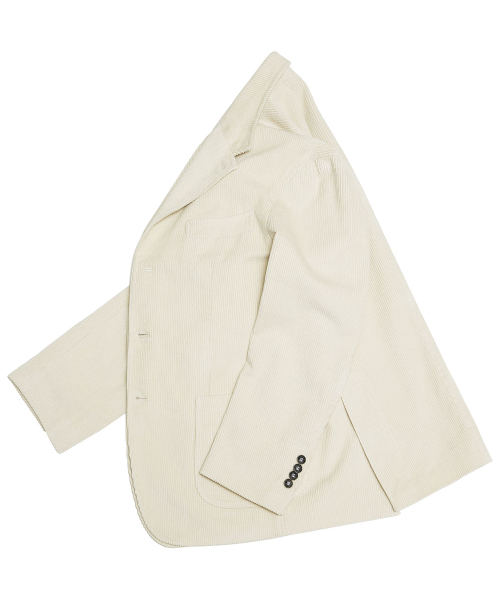 sortie(ソルティ)の「410 Corduroy Washed Jacket (Ivory)(テーラードジャケット・メンズ・その他・MEDIUM/LARGE/X-LARGE)」の4枚目の写真