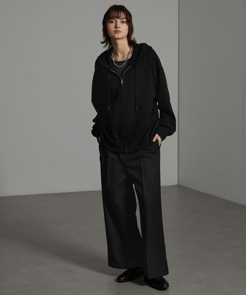 セール】【CIYOT-シヨウト-】スウェットライクビッグフードニット