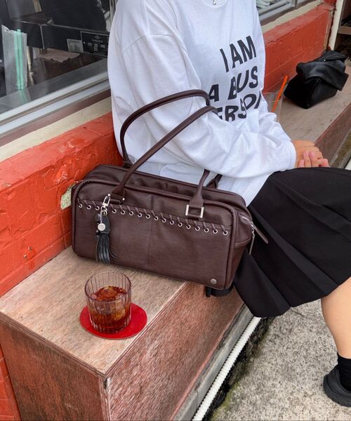 YEOMIMの「morph bag (espresso)(ショルダーバッグ・レディース・その他・FREE)」の2枚目の写真