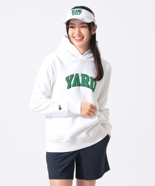 BEAMS GOLF(ビームスゴルフ)の「〈WOMEN〉ORANGE LABEL / YARD 裏毛 パーカー(パーカー・レディース・ホワイト/グリーン/グレー・MEDIUM/LARGE)」の1枚目の写真