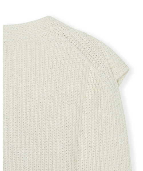 BESLOW(ビースロー)の「MILITARY KNIT ZIP-UP VEST IVORY(ベスト・メンズ・その他・SMALL/MEDIUM/LARGE/X-LARGE)」の4枚目の写真
