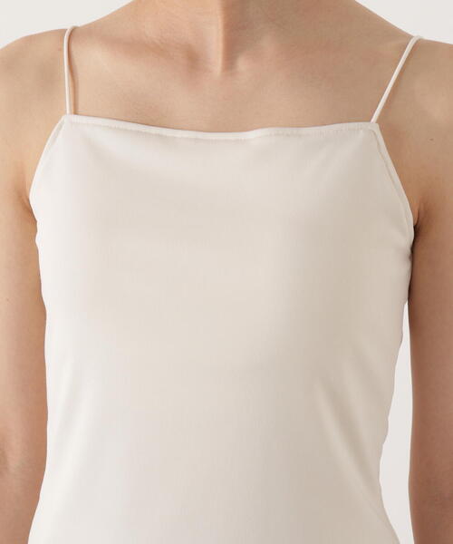 PROPORTION BODY DRESSING（プロポーションボディドレッシング）の「ちら見えガード安心カップ付キャミ / 1216160002（キャミソール・レディース・ホワイト系その他/ブラック・MEDIUM/SMALL）」の6枚目の写真