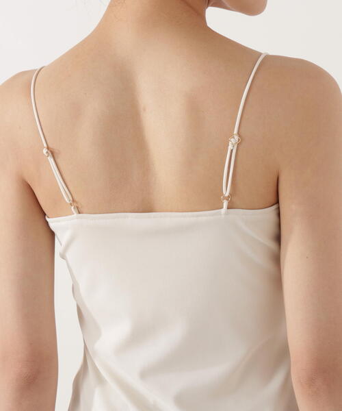 PROPORTION BODY DRESSING（プロポーションボディドレッシング）の「ちら見えガード安心カップ付キャミ / 1216160002（キャミソール・レディース・ホワイト系その他/ブラック・MEDIUM/SMALL）」の5枚目の写真