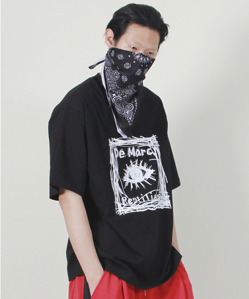 DEMARC(ドゥマーク)の「スクエアグラフィックボックスフィット半袖Tシャツブラック(Tシャツ/カットソー・メンズ・その他・LARGE/MEDIUM)」の8枚目の写真