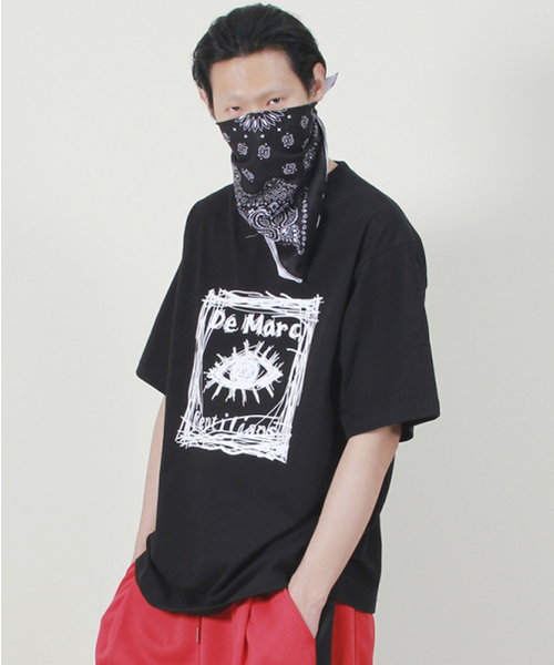 DEMARC(ドゥマーク)の「スクエアグラフィックボックスフィット半袖Tシャツブラック(Tシャツ/カットソー・メンズ・その他・LARGE/MEDIUM)」の9枚目の写真