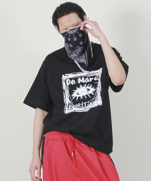 DEMARC(ドゥマーク)の「スクエアグラフィックボックスフィット半袖Tシャツブラック(Tシャツ/カットソー・メンズ・その他・LARGE/MEDIUM)」の10枚目の写真