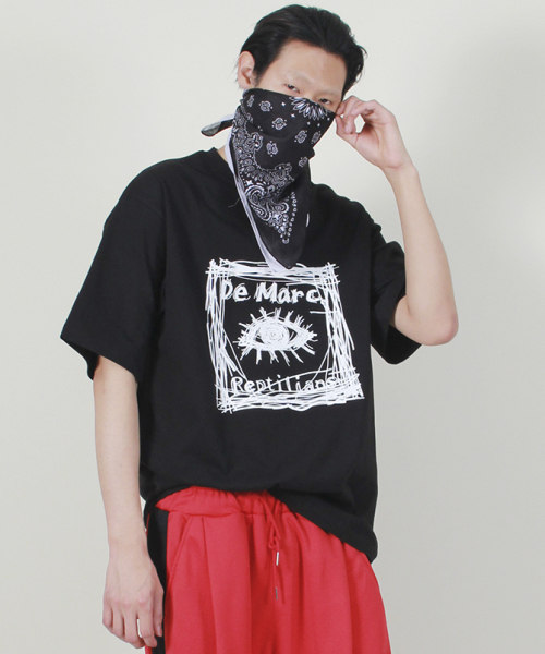 DEMARC(ドゥマーク)の「スクエアグラフィックボックスフィット半袖Tシャツブラック(Tシャツ/カットソー・メンズ・その他・LARGE/MEDIUM)」の11枚目の写真