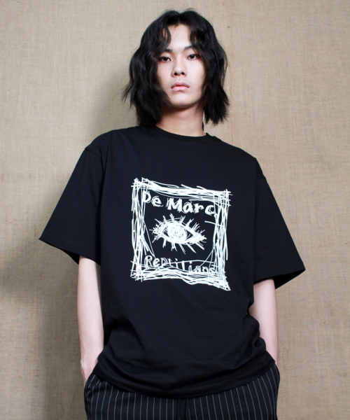 DEMARC(ドゥマーク)の「スクエアグラフィックボックスフィット半袖Tシャツブラック(Tシャツ/カットソー・メンズ・その他・LARGE/MEDIUM)」の13枚目の写真