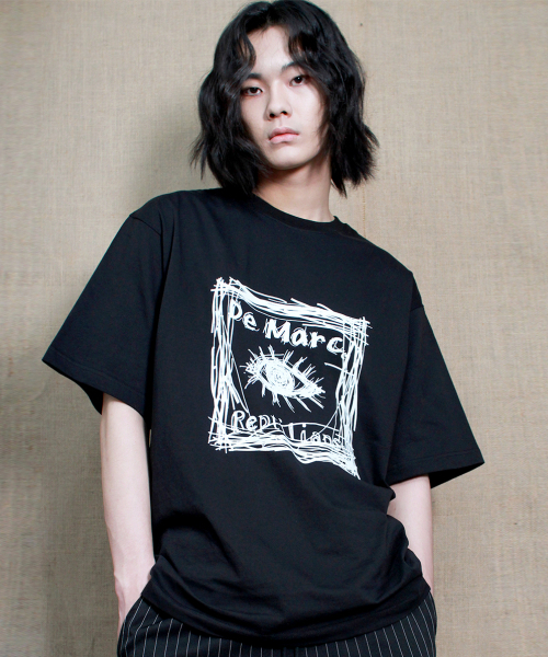 DEMARC(ドゥマーク)の「スクエアグラフィックボックスフィット半袖Tシャツブラック(Tシャツ/カットソー・メンズ・その他・LARGE/MEDIUM)」の14枚目の写真