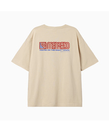 Squared Hearttrack Graphic T Shirt_Oatmeal