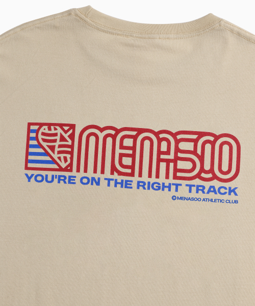 MENASOO(ミナス)の「Squared Hearttrack Graphic T Shirt_Oatmeal(Tシャツ/カットソー・レディース・オートミール・1/3/2)」の11枚目の写真