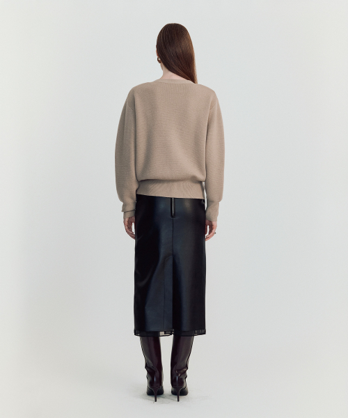 MAYVERU(メイバーユー)の「Dore wool cardigan _ Beige(カーディガン/ボレロ・レディース・その他・FREE)」の10枚目の写真