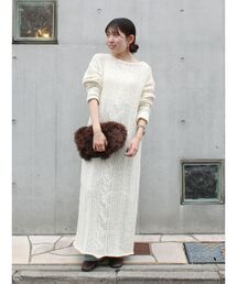 Ungrid | ブークレレーシーニットワンピース(ワンピース)