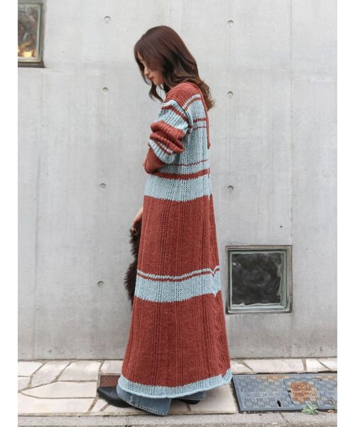 Ungrid（アングリッド）の「ブークレレーシーニットワンピース（ワンピース・レディース・ブラック/オフホワイト/その他1・FREE）」の5枚目の写真