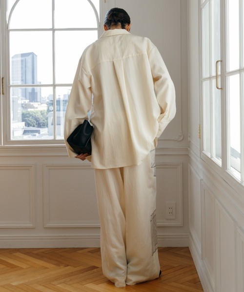 CREDONA（クレドナ）の「ART EMBROIDERY PANTS（その他パンツ・レディース・アイボリー・FREE）」の4枚目の写真