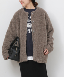JOURNAL STANDARD relume | 《WEB限定追加2》ボアカラーレスジャケット(ブルゾン)