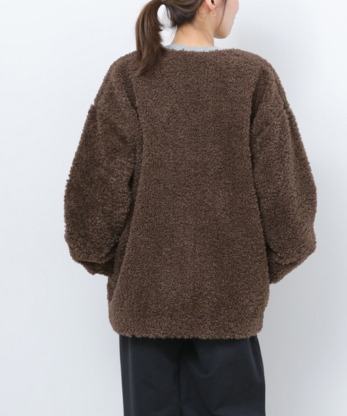 WEB限定追加2》ボアカラーレスジャケット（ブルゾン）｜JOURNAL