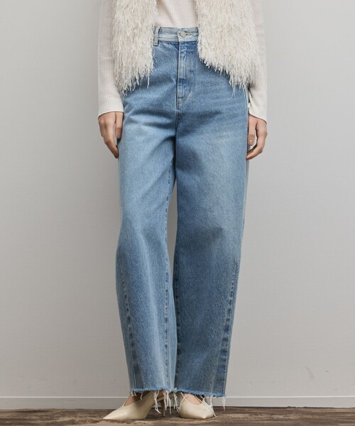 Diagram(ダイアグラム)の「サイドラインデニムパンツ(デニムパンツ・レディース・ブルー/ブラック・34/36/38)」の10枚目の写真