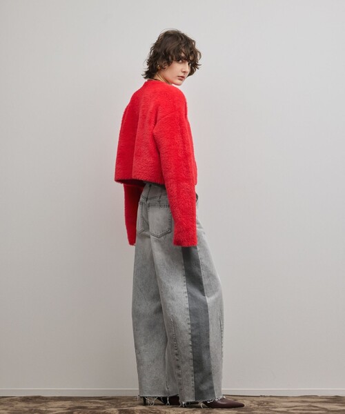 Diagram(ダイアグラム)の「サイドラインデニムパンツ(デニムパンツ・レディース・ブルー/ブラック・34/36/38)」の16枚目の写真