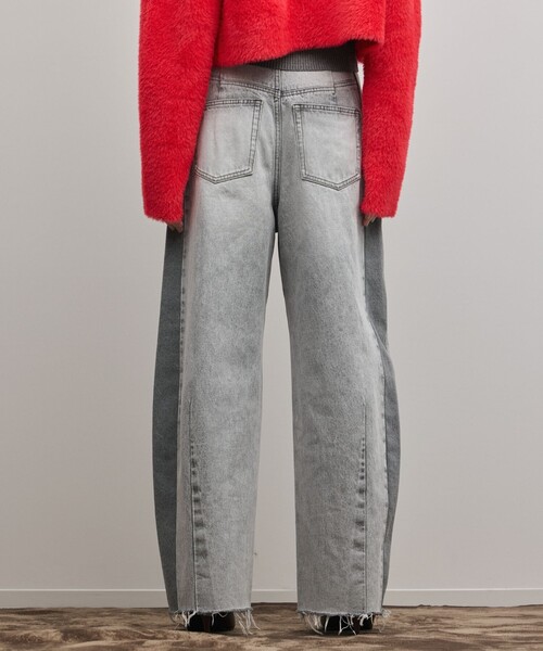 Diagram(ダイアグラム)の「サイドラインデニムパンツ(デニムパンツ・レディース・ブルー/ブラック・34/36/38)」の20枚目の写真