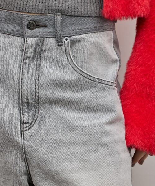 Diagram(ダイアグラム)の「サイドラインデニムパンツ(デニムパンツ・レディース・ブルー/ブラック・34/36/38)」の22枚目の写真