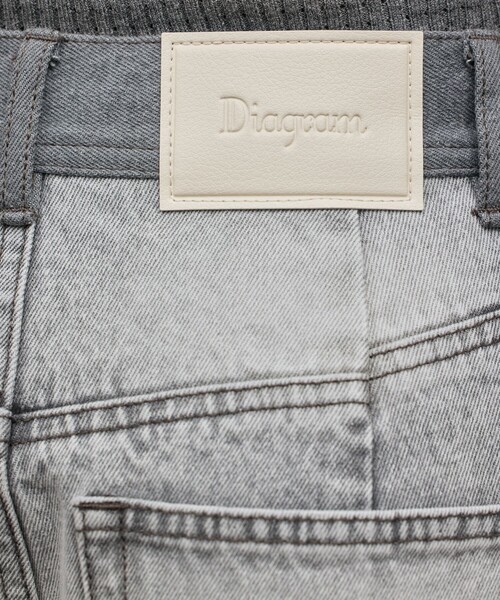 Diagram(ダイアグラム)の「サイドラインデニムパンツ(デニムパンツ・レディース・ブルー/ブラック・34/36/38)」の4枚目の写真