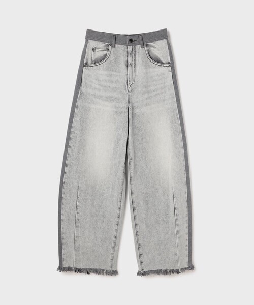 Diagram(ダイアグラム)の「サイドラインデニムパンツ(デニムパンツ・レディース・ブルー/ブラック・34/36/38)」の6枚目の写真