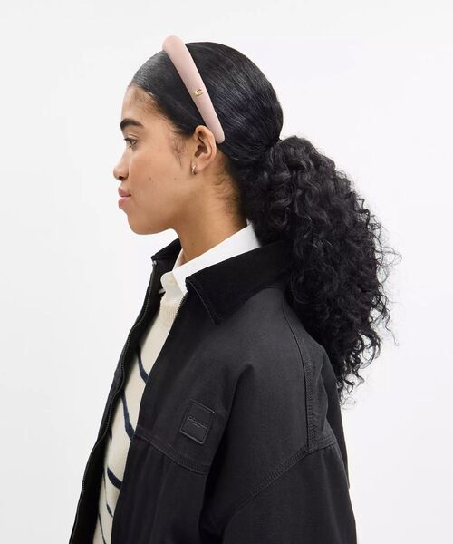 レザー ヘッドバンド（カチューシャ）｜COACH（コーチ）のファッション