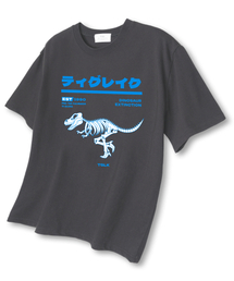 ダイノ オーバーサイズ 半袖Tシャツ ダークグレー