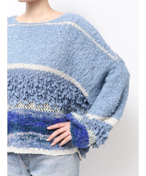 ファンシーヤーンスラブニット（ニット/セーター）｜Ungrid（アン