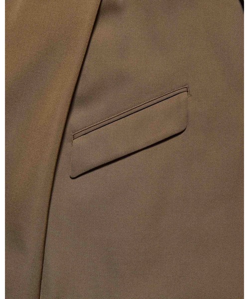 SOPHNET.(ソフネット)の「DOESKIN WOOL OVERSIZED JACKET(テーラードジャケット・メンズ・ブラウン/ブラック・5/4/3/2/1)」の7枚目の写真