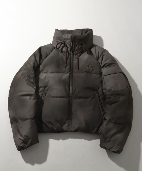 MLB Korea（エムエルビーコリア）の「【MLB KOREA/エムエルビーコリア】Vintage Cropped Curve Padding Down JKT/ヴィンテージ クロップド カーブ パディング ダウンジャケット（ダウンジャケット/コート・レディース・クリーム/チャコールグレー/コーラルピンク・M/S）」の11枚目の写真