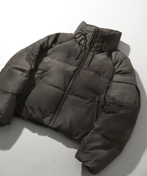 MLB Korea（エムエルビーコリア）の「【MLB KOREA/エムエルビーコリア】Vintage Cropped Curve Padding Down JKT/ヴィンテージ クロップド カーブ パディング ダウンジャケット（ダウンジャケット/コート・レディース・クリーム/チャコールグレー/コーラルピンク・M/S）」の17枚目の写真