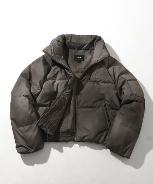 MLB Korea（エムエルビーコリア）の「【MLB KOREA/エムエルビーコリア】Vintage Cropped Curve Padding Down JKT/ヴィンテージ クロップド カーブ パディング ダウンジャケット（ダウンジャケット/コート・レディース・クリーム/チャコールグレー/コーラルピンク・M/S）」の16枚目の写真