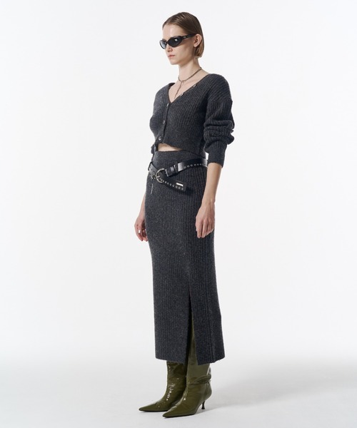 SLOW KNIT 2PIECE/スローニット2ピース（ワンピース）｜JOSE MOON