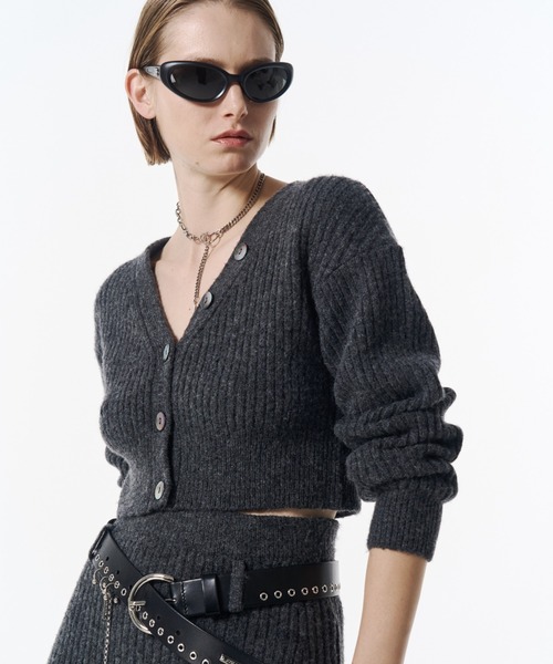 JOSE MOON（ジョゼムーン）の「SLOW KNIT 2PIECE/スローニット2ピース（ワンピース・レディース・ブラック/グレー/ベージュ・36/38）」の17枚目の写真